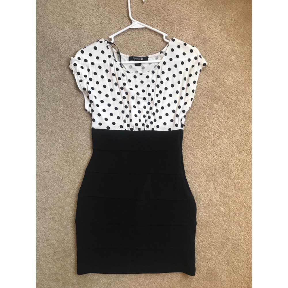 Black and white dress